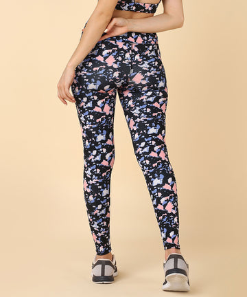 Black Galaxy Printed Leggings
